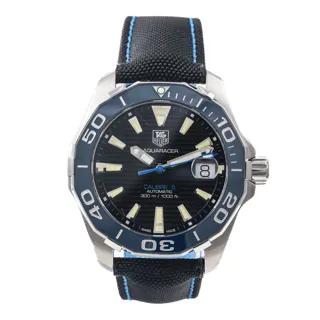 TAG Heuer Aquaracer WAY211B-0 41mm Stainless steel Black