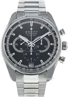 Zenith El Primero 03.2040.400/21.m2040 42mm Stainless steel Black