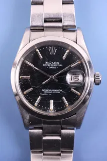 Rolex Oyster Perpetual Date 1500 33mm Stainless steel Black