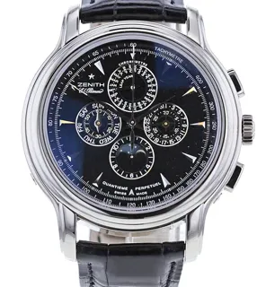 Zenith El Primero 6512604003 45mm White gold Black