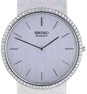 Seiko Classic 160086 White gold Silver