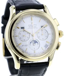 Zenith El Primero 30.0220.410 40mm Yellow gold Silver