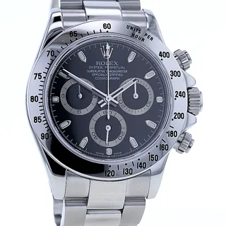 Rolex Cosmograph Daytona 116520 40mm Stainless steel Black