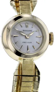 Rolex Precision 81 15mm Yellow gold Silver