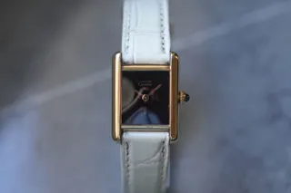 Cartier Tank Mécanique Gold-plated Noir