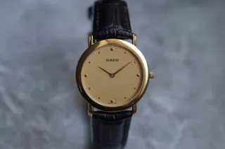 Rado Quartz 204.3590.2 Gold-plated Champagne