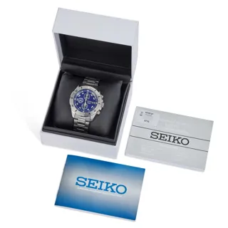 Seiko 7T92-0NS0 46mm Stainless steel Blue