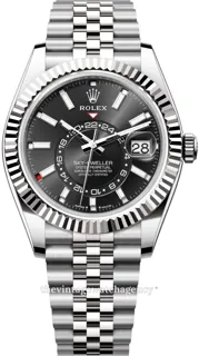 Rolex Sky-Dweller 336934-0008 White gold and Stainless steel Black