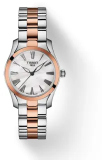 Tissot T-Lady T112.210.22.113.01 30mm Rose gold and Stainless steel Mother of pearl