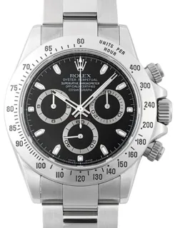 Rolex Daytona 116520 ( (1988-2015)) 40mm Stainless steel Black