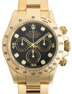 Rolex Daytona 116528G ( (1988-2015)) 40mm Yellow gold Black