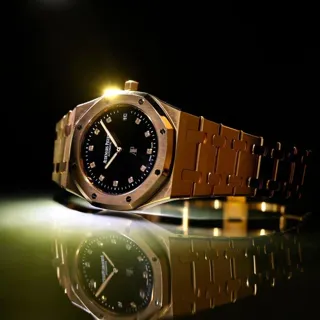 Audemars Piguet Royal Oak 15207OR.OO.1240OR.01 39mm Rose gold Black