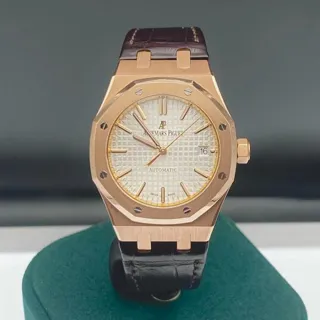 Audemars Piguet Royal Oak Selfwinding 15450OR.OO.D088CR.01 ( OAK  ) 37mm Rose gold Silver