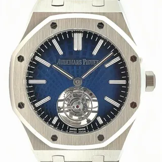 Audemars Piguet Royal Oak Tourbillon 26530ST.OO.1220ST.01 41mm Stainless steel Blue