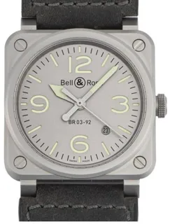 Bell & Ross Instruments BR0392-GR-ST/SCA 42mm Stainless steel Grey