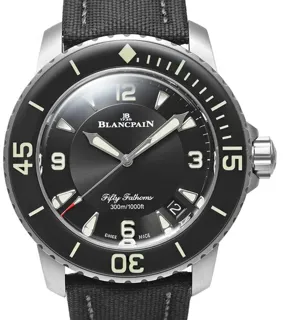 Blancpain Fifty Fathoms 5015 12B30 B52B 45mm Titanium Black