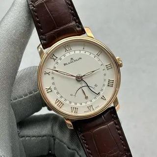 Blancpain Villeret 6653Q-3642-55B 40mm Red gold White