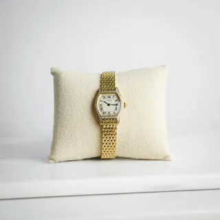 Cartier Tortue 66036 21mm Yellow gold White