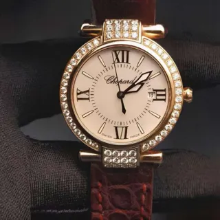 Chopard Imperiale 384238-5003 28mm Rose gold White