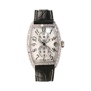 Franck Muller Master Banker 35mm 18k white gold White