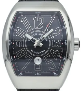 Franck Muller Vanguard V 45 SC DT 53.5mm Stainless steel Black