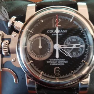 Graham Chronofighter 2CFAS 43mm Stainless steel Black