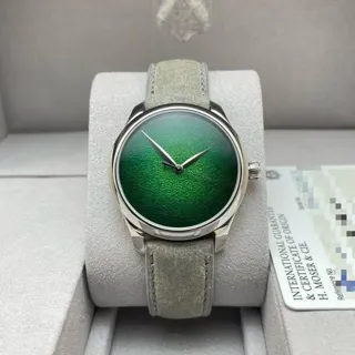 H. Moser & Cie. Endeavour 1200-1233 40mm Stainless steel Green