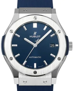 Hublot Classic Fusion 511.NX.7170.RX 45mm Titanium Blue