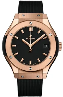 Hublot Classic Fusion 542.OX.1181.RX 42mm Yellow gold Black