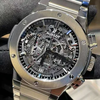 Hublot Classic Fusion Aerofusion 528.NX.0170.NX 45mm Titanium Skeletonized