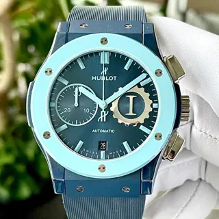 Hublot Classic Fusion Blue 521.EX.7170.RX.GIT19 45mm Ceramic Blue