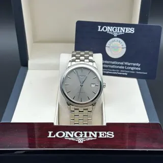 Longines Flagship L4.974.4.72.6 38.5mm Stainless steel Silver