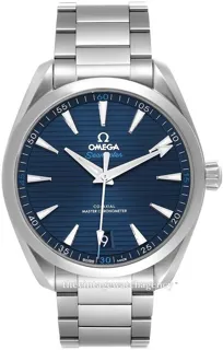 Omega Aqua Terra 220.10.41.21.03.001 Stainless steel Blue