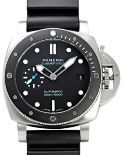 Panerai Submersible PAM02683 42mm Stainless steel Black