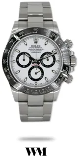 Rolex Daytona 116500 40mm Stainless steel White