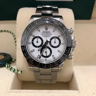 Rolex Daytona 116500LN ( (FROM 2016)) 40mm Stainless steel White