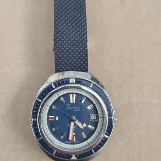 Squale 600 (60 42mm Stainless steel Blue