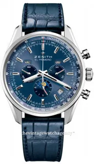 Zenith El Primero 03.2097.410/51.C700 42mm brushed/polished steel blue