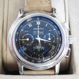 Zenith El Primero Chronomaster 01.0240.410 40mm Stainless steel Black