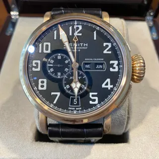 Zenith Pilot Type 20 Annual Calendar 87.2430.4054/21.C721 48mm Rose gold and Titanium Black