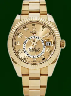 Rolex Sky-Dweller 326938 42mm Yellow gold Champaigne