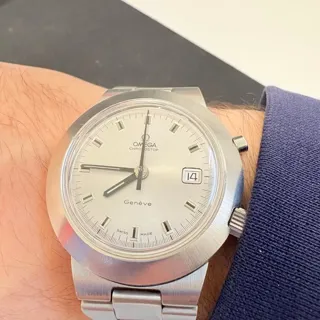 Omega Genève 146.012 42mm Stainless steel Champagne