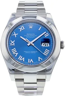 Rolex Datejust II 116300 Stainless steel Blue