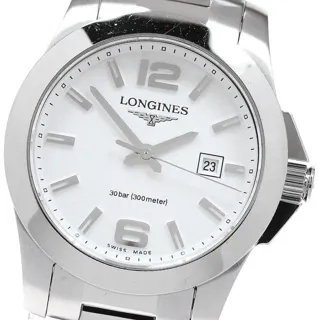 Longines Conquest L3.277.4 30mm Stainless steel White