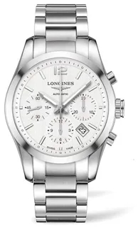 Longines Conquest L2.786.4.76.6 41mm Stainless steel Silver