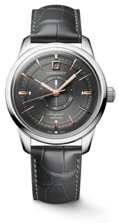 Longines Conquest Heritage L1.648.4.62.2 38mm Stainless steel Gray