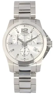 Longines Conquest L3.660.4 41mm Stainless steel Gray