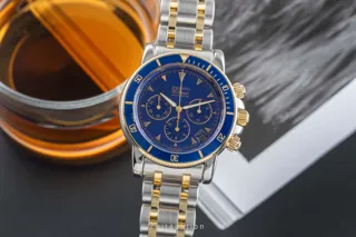 Zenith Rainbow 53.0470.400, 15.0470.400 Yellow gold and Stainless steel dark blue