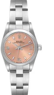 Rolex Oyster Perpetual 76080 Stainless steel Salmon