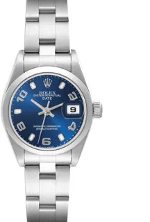 Rolex Oyster Perpetual Date 79160 Stainless steel Blue